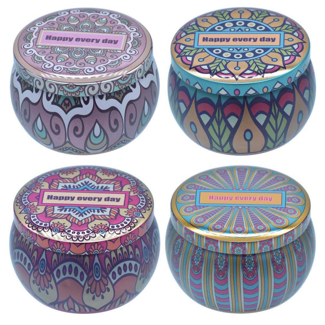 jags-mumbai Metal Box Metal Tin Box Round Small