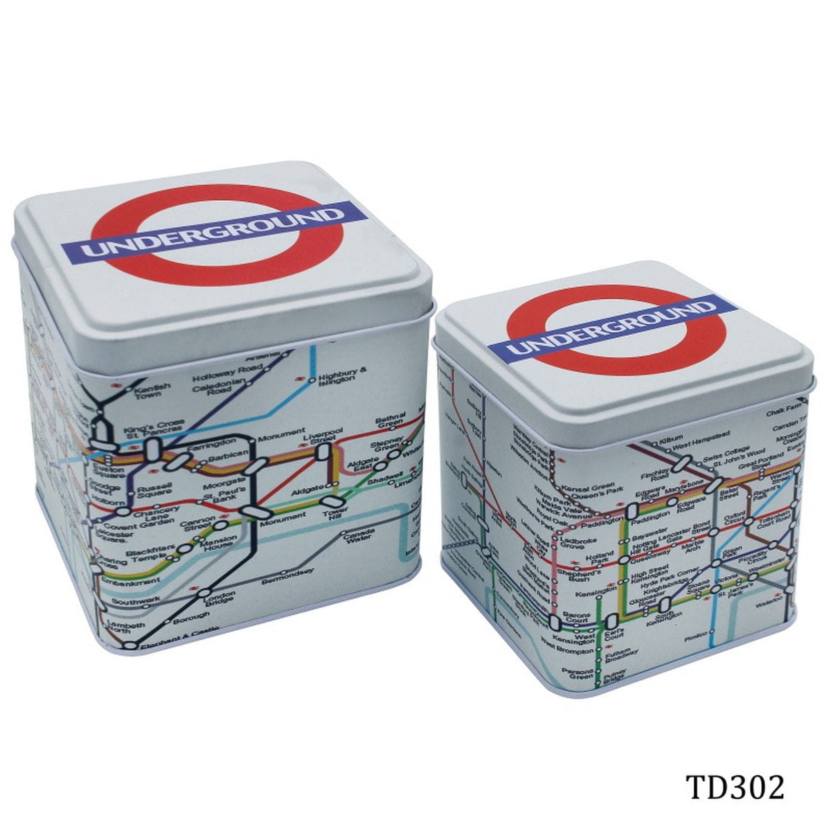 jags-mumbai Metal Box Metal Tin-box Square 2pcs Set