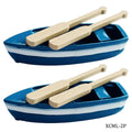 jags-mumbai Miniature 2*6*1cm / Plastic Model Accessories Miniature Boat 2 Set Bag