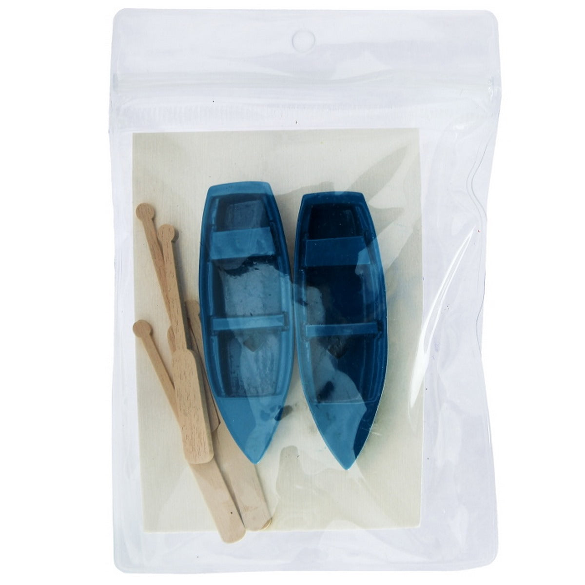 jags-mumbai Miniature 2*6*1cm / Plastic Model Accessories Miniature Boat 2 Set Bag