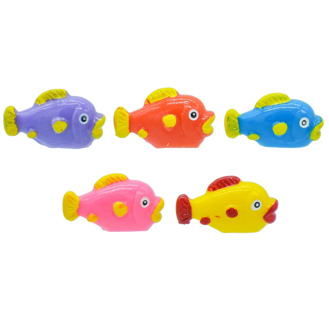 jags-mumbai Miniature 3*1*0.5cm / Plastic Model Plastic Miniature Fish 5Pcs