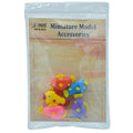 jags-mumbai Miniature 3*1*0.5cm / Plastic Model Plastic Miniature Fish 5Pcs