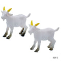 jags-mumbai Miniature 4.5*4*0.5cm / plastic Miniature Model Plastic Acessories Goat Big 2P