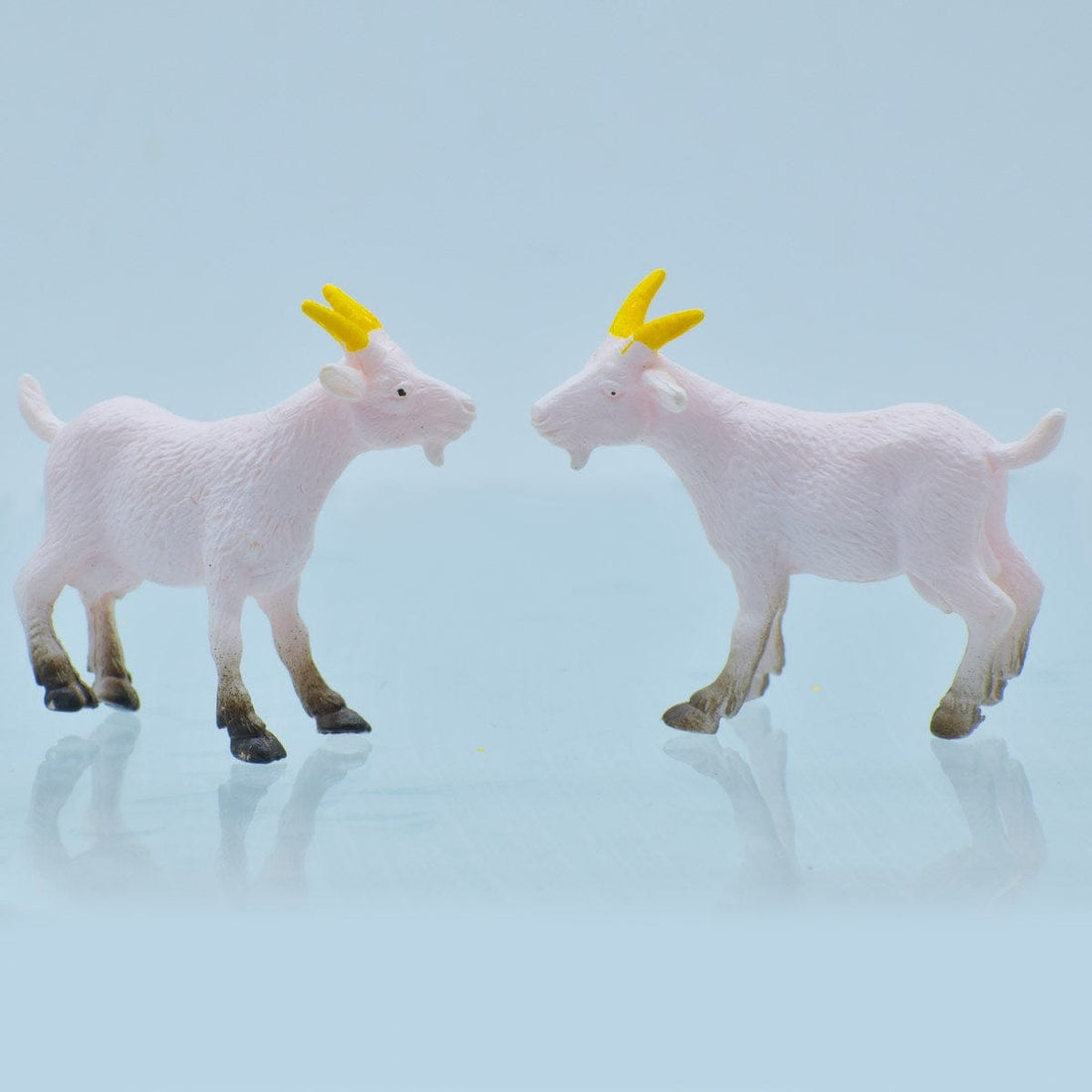 jags-mumbai Miniature 4.5*4*0.5cm / plastic Miniature Model Plastic Acessories Goat Big 2P