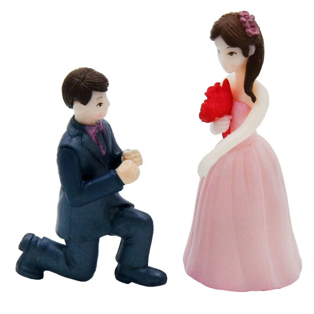 jags-mumbai Miniature 5*5.5*1.5cm / Plastic Miniature Model Plastic Couple Purpose COUPLE-A