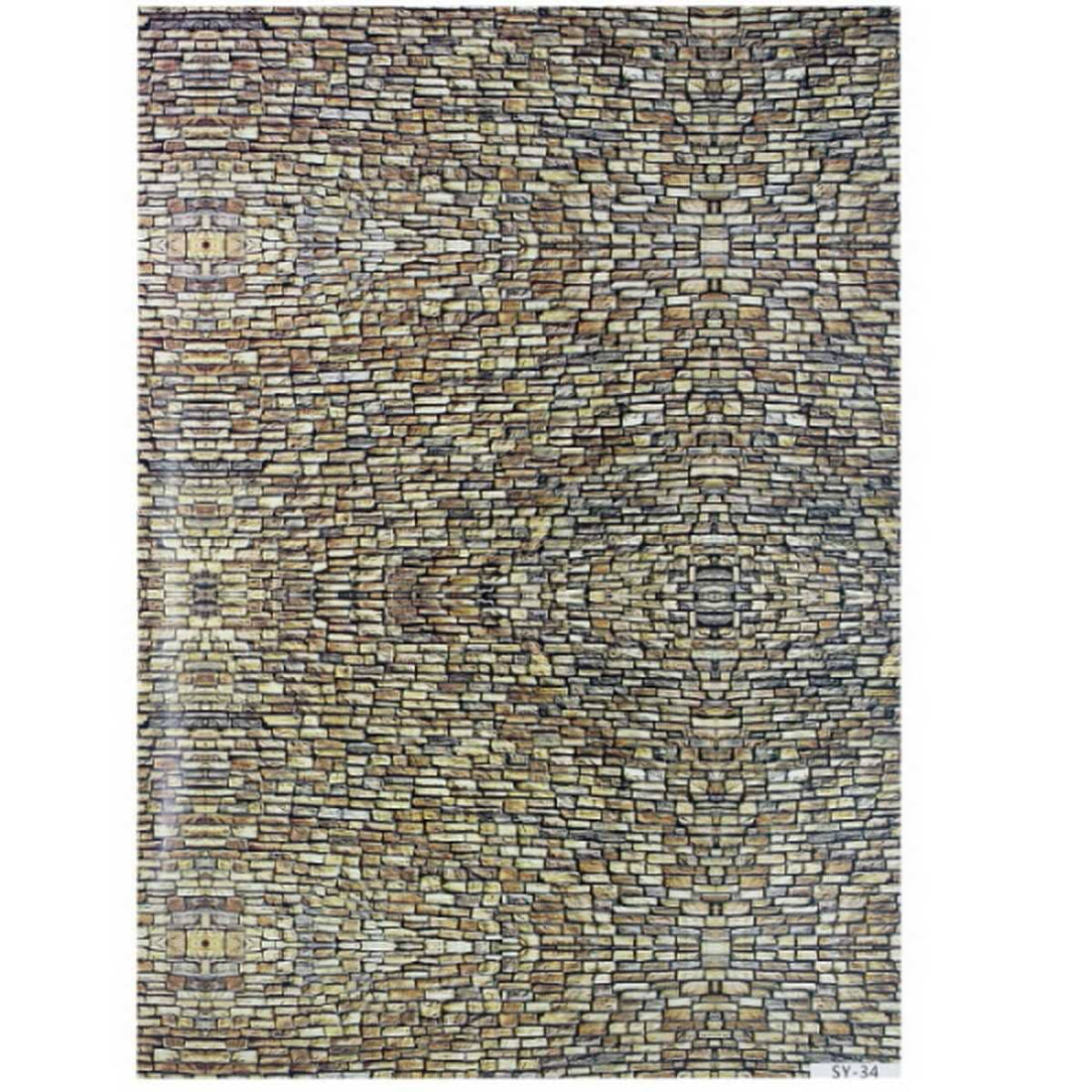 jags-mumbai Miniature Decorative Flooring Paper With Stk A/3 SY-34