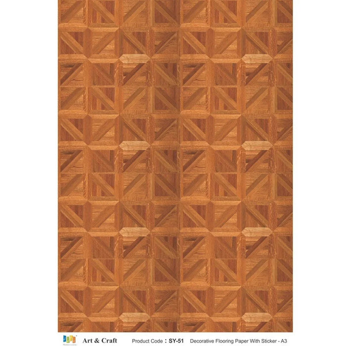 Decorative Flooring Paper With  Stick A/3 SY-51
