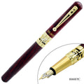 jags-mumbai Miniature Elegant Fountain Pen with Color Wood Finish and Golden Clip - Model 8060FPC