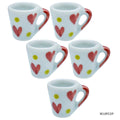 jags-mumbai Miniature Miniature Ceramics Cup Mini Colour Full 5 Pcs Set M10PCUP