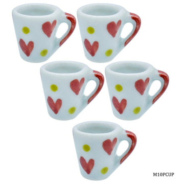 Miniature Ceramics Cup Mini Colour Full 5 Pcs Set M10PCUP