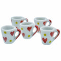 jags-mumbai Miniature Miniature Ceramics Cup Mini Colour Full 5 Pcs Set M10PCUP