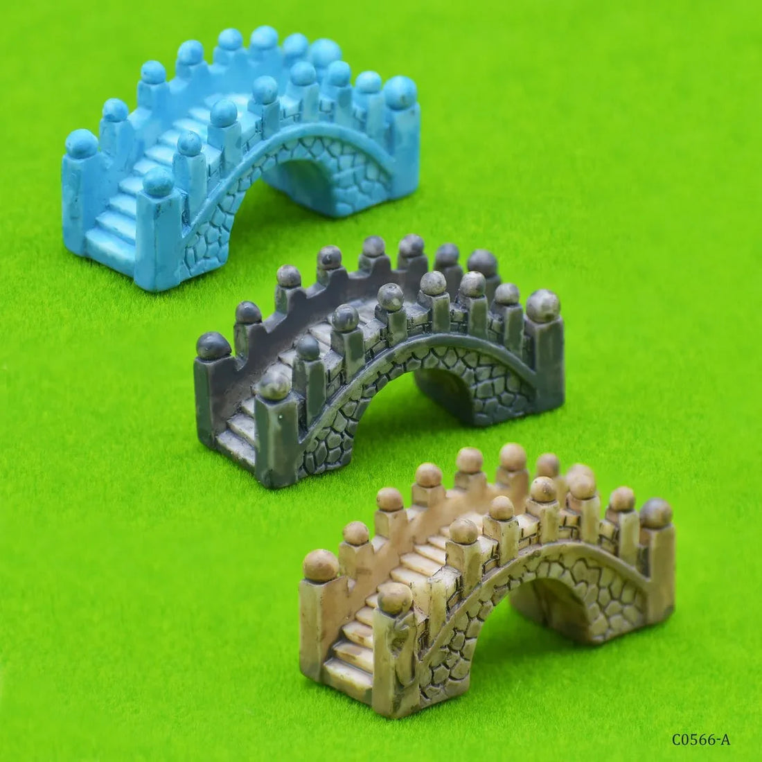 jags-mumbai Miniature Miniature Model Bridge 3Pcs (C0566-1/2/3) C0566-A