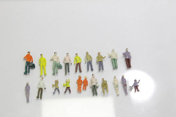 miniature model figure humans 20 pcs