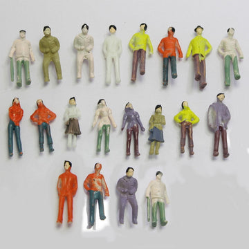 Miniature Model Figure Humans 20 Pcs XCR-1.75