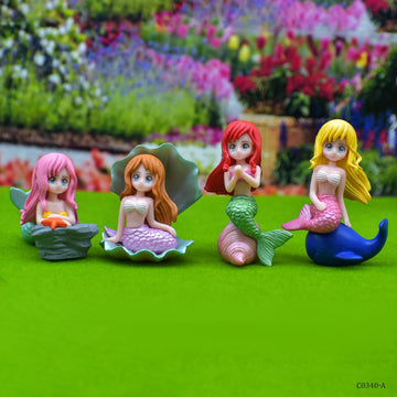Miniature Model Mermaid (4Pcs)