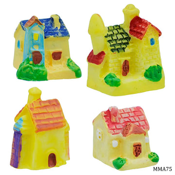 jags-mumbai Miniature Miniature Model Mini House 4Pc MMA75