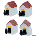 jags-mumbai Miniature Miniature Model Mini House 4Pcs (C0702-3) MMA40