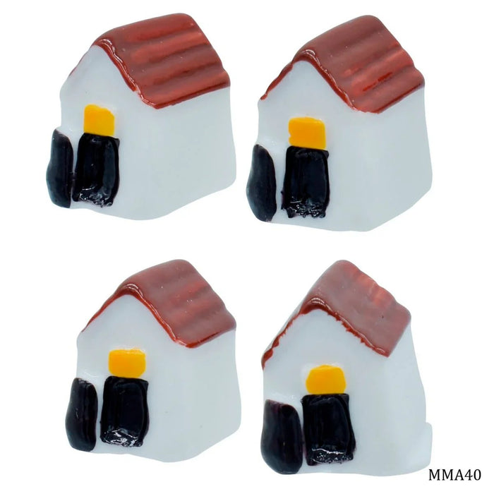 Miniature Model Mini House 4Pcs (C0702-3) MMA40