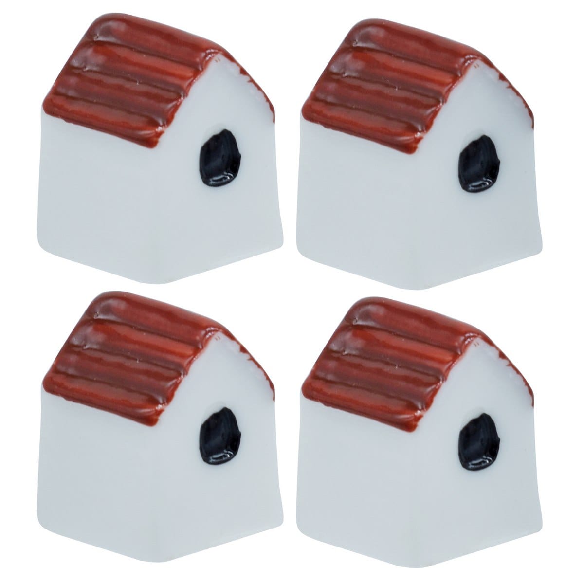 jags-mumbai Miniature Miniature Model Mini House 4Pcs (C0702-3) MMA40