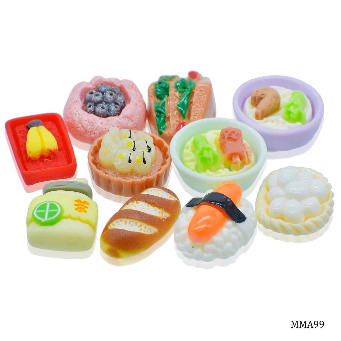 jags-mumbai Miniature Miniature Model Mix Junk Food Set Of 10 Pics