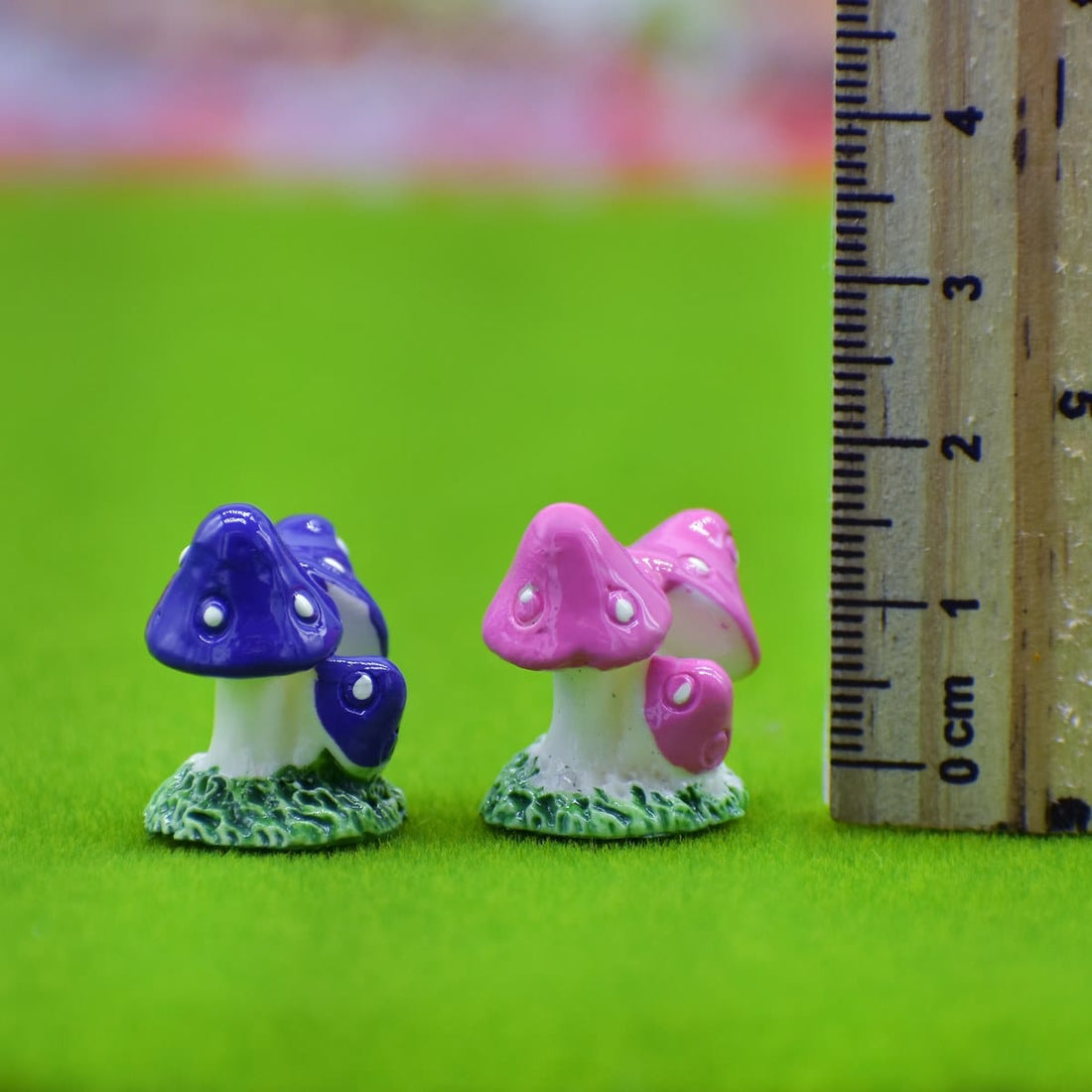 jags-mumbai Miniature Miniature Model Mushroom 3 Plant 2Pcs