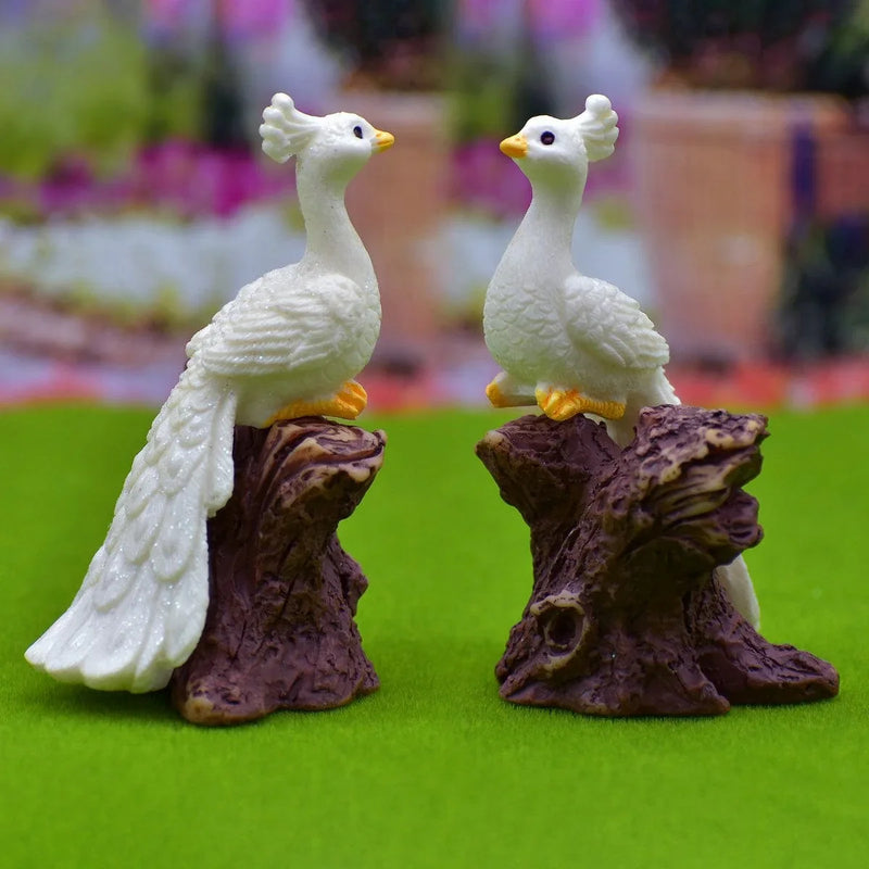 jags-mumbai Miniature Miniature Model Peacock With Tree-Contain 1 Unit