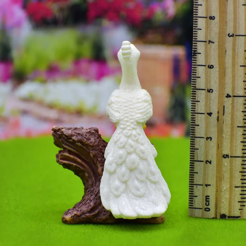 jags-mumbai Miniature Miniature Model Peacock With Tree-Contain 1 Unit