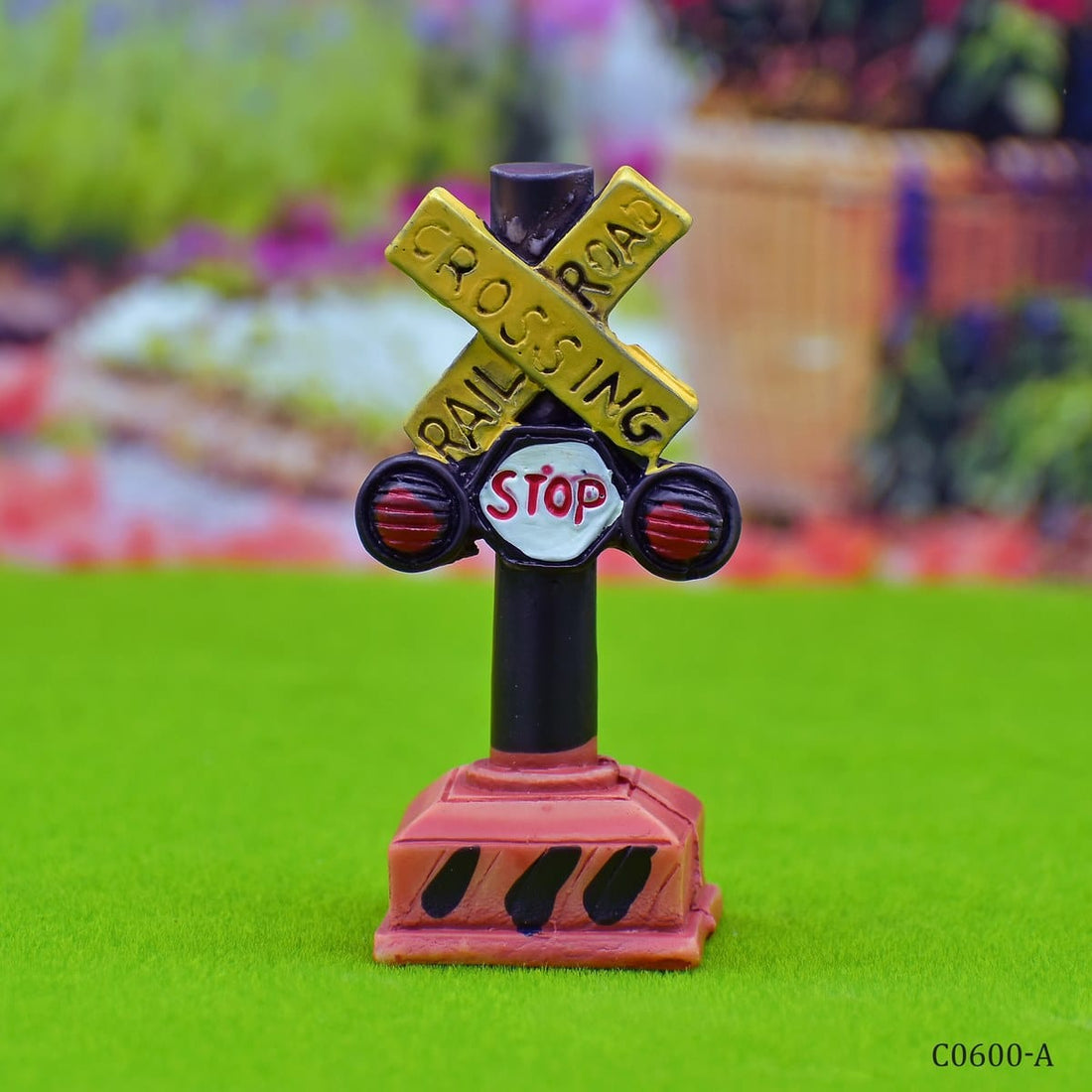 jags-mumbai Miniature Miniature Model Railway Crossing Board 1Pc (C0600-1) C0600-A