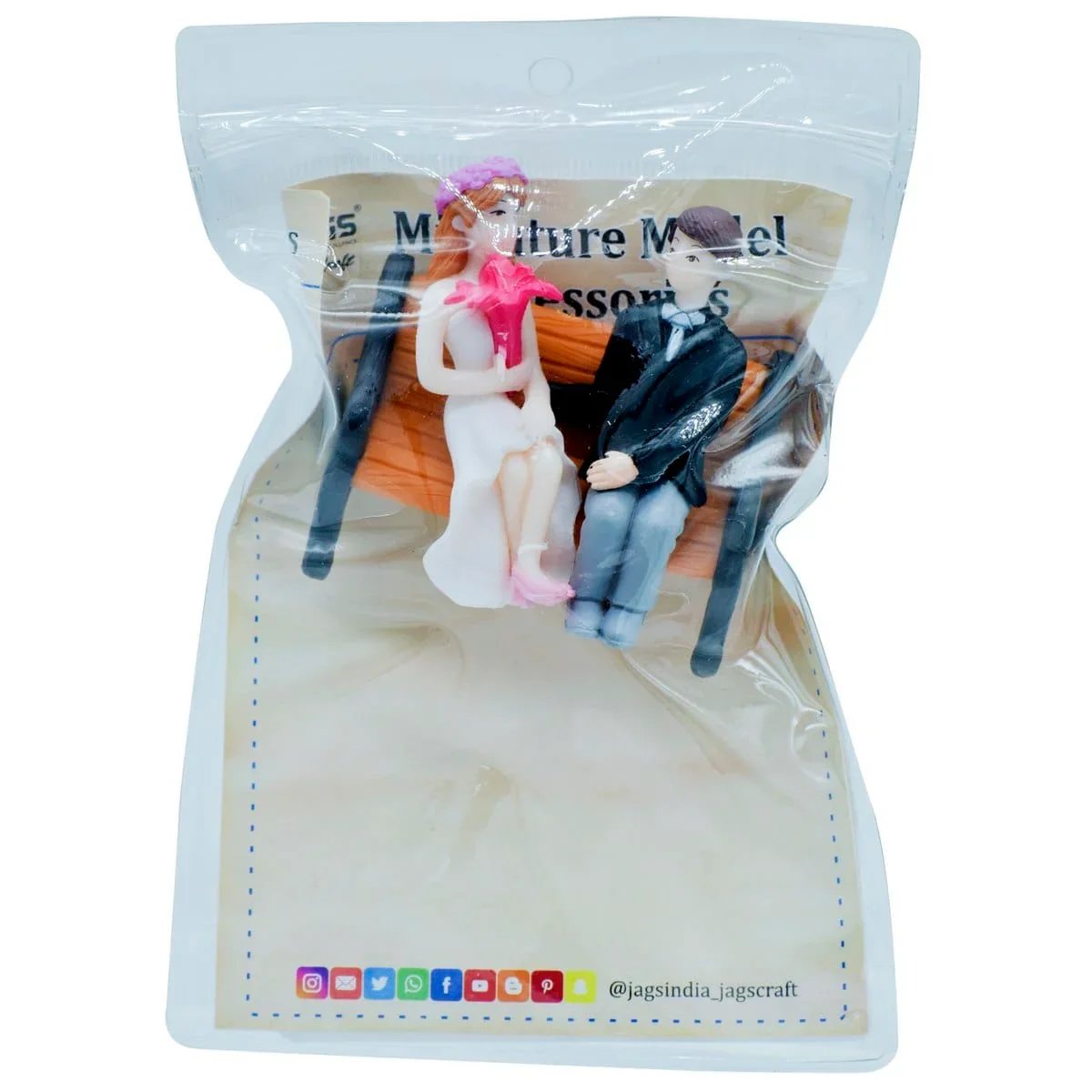 jags-mumbai Miniature Miniature Model Small Couple Set (C0137-3/4) MMA34