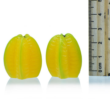Miniature Model Star Fruit 2Pcs