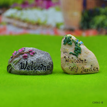 jags-mumbai Miniature Miniature Model Stone Mix Colour 2Pcs