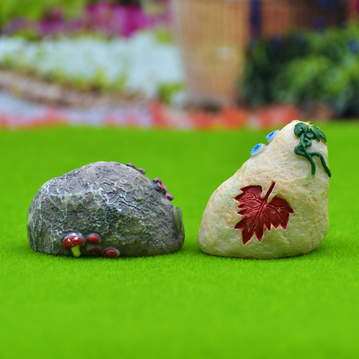 jags-mumbai Miniature Miniature Model Stone Mix Colour 2Pcs