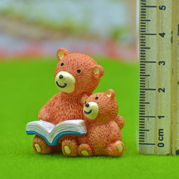 Miniature Model Teddy With Study Set 1Pcs (C0165-9)