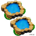 jags-mumbai Miniature Model Accessories Antique Fountain 2pcs (C0189-4) FTN-2C