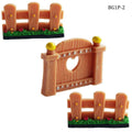 jags-mumbai Miniature Model Accessories Boundary Gate Peach |Miniature collection 1pcs BG1P-2