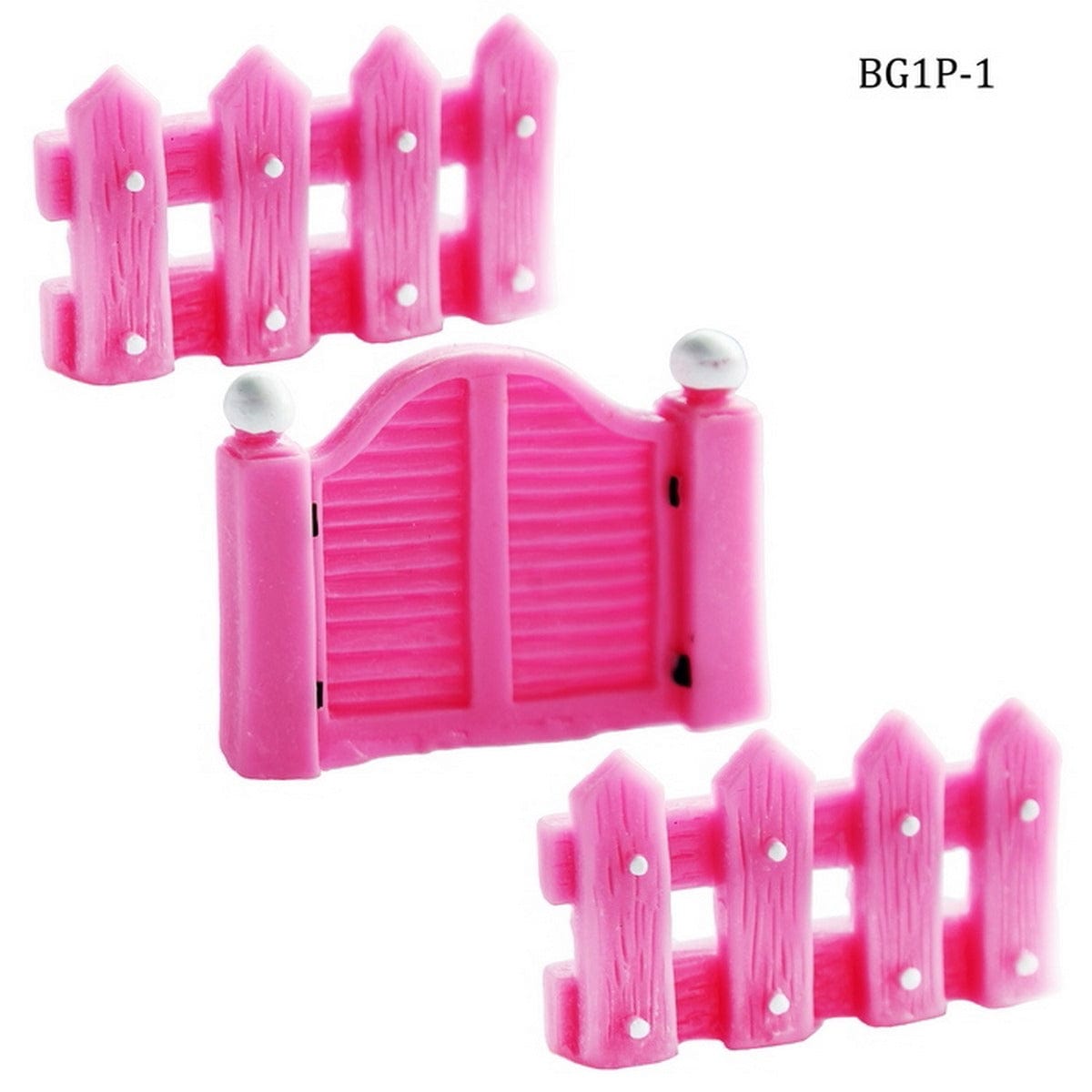 jags-mumbai Miniature Model Accessories Boundary Gate Pink | Miniature Collection 1pcs BG1P-1