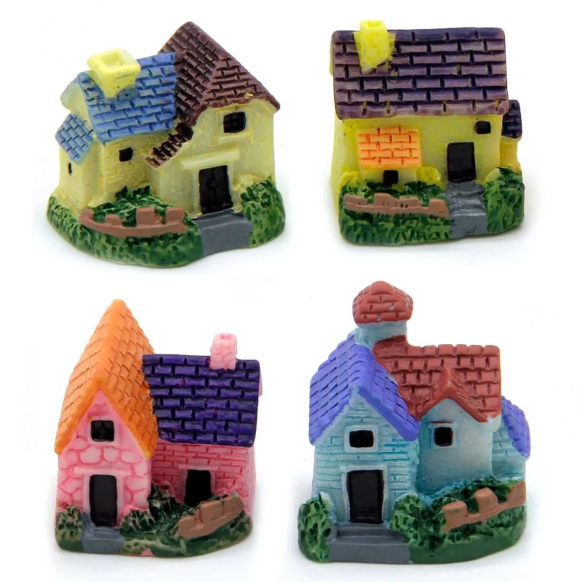 jags-mumbai Miniature Model Accessories Model Home 4pcs HOME-4PS