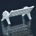 jags-mumbai Miniature Model Miniature Model White Bench Set Of 4 Pics M GYYZ-M