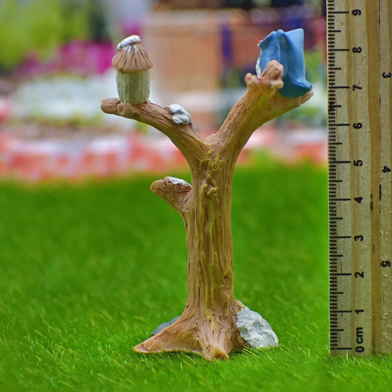 jags-mumbai Miniature Owl With Tree Miniature Model