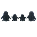 jags-mumbai Miniature plastic / 1.5*2*1.5cm Miniature Model Accessories Penguin 4 Pcs