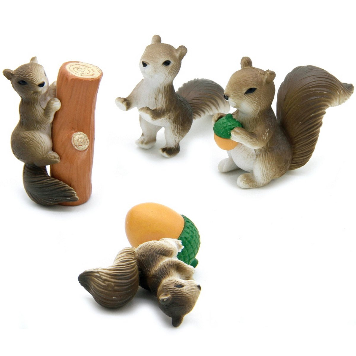 jags-mumbai Miniature Plastic / 3.5*3*2 The Model Accessories Miniature Squirrel Model 4P