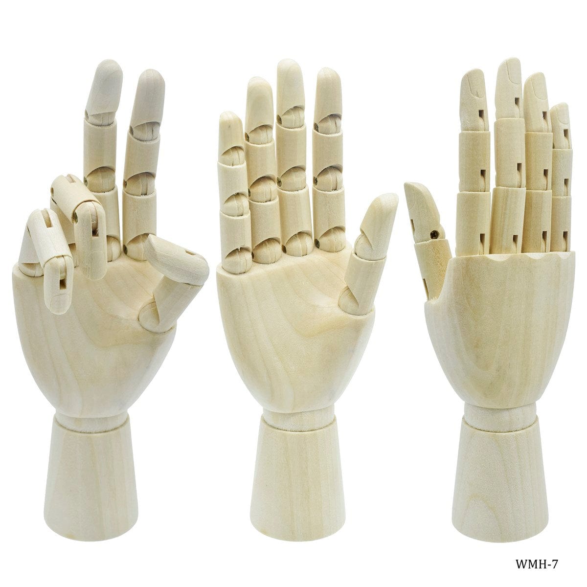 jags-mumbai Miniature Wooden Manikin Hand 7 Inch WMH-7