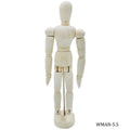 jags-mumbai Miniature Wooden Manikin Male 14cm Small WMAN-5.5