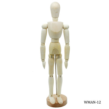 jags-mumbai Miniature Wooden Manikin Male 30cm