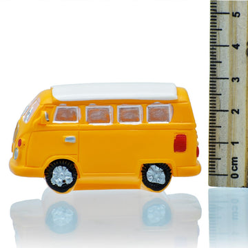 Miniature Model Van Bus Orange Colour 1Pcs