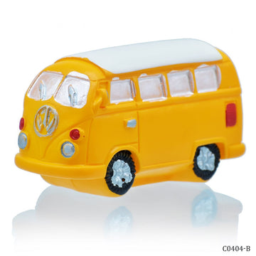 Miniature Model Van Bus Orange Colour 1Pcs