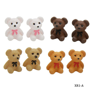 jags-mumbai Miniatures Size1*2*1cm / plastic Miniature Model Plastic Accessories Bear 8Pcs