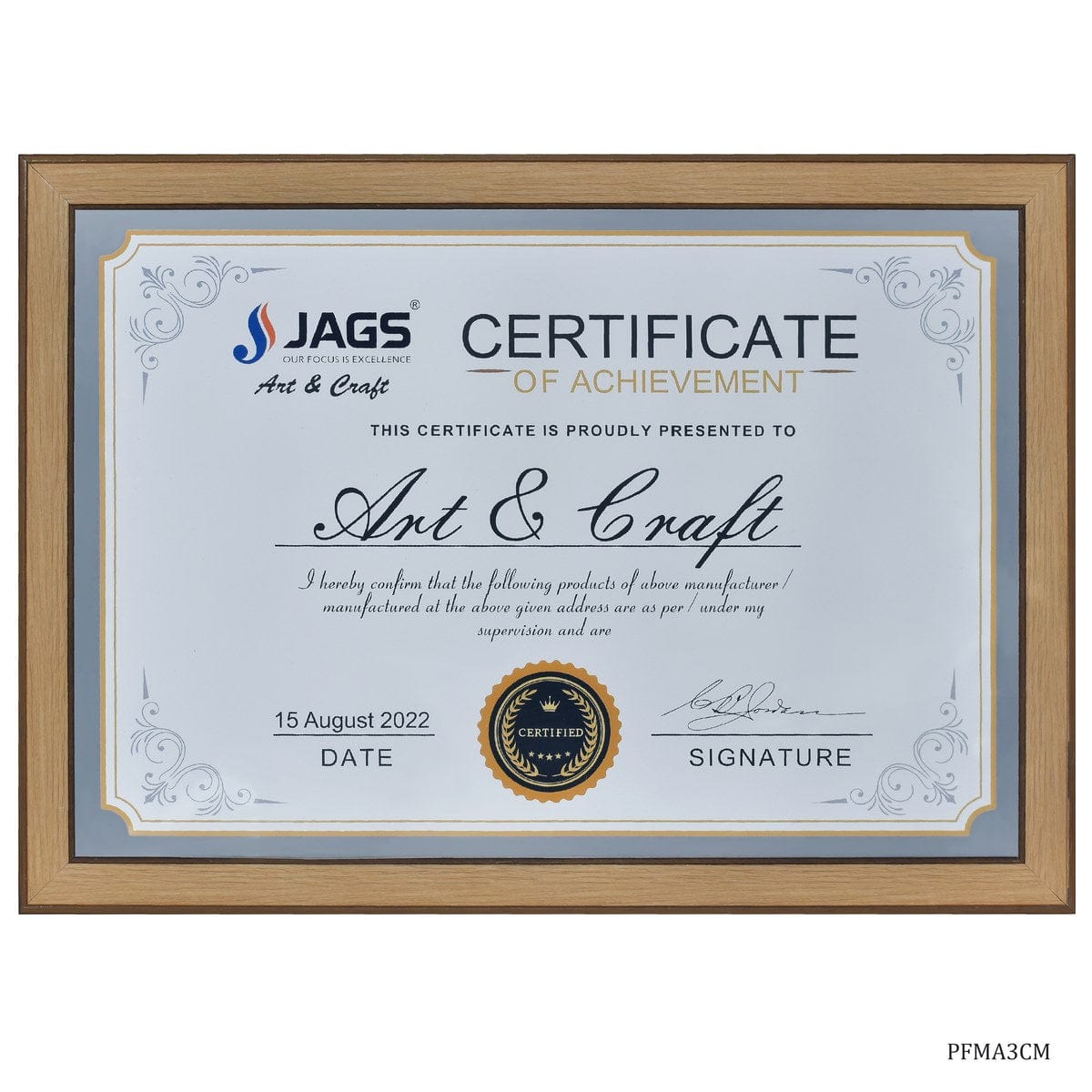 jags-mumbai Mould Photo Frame Moulding A3 Cream Color