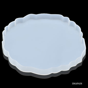 Silicone Mould Agate Plate Design 6 Inch SMAP6IN