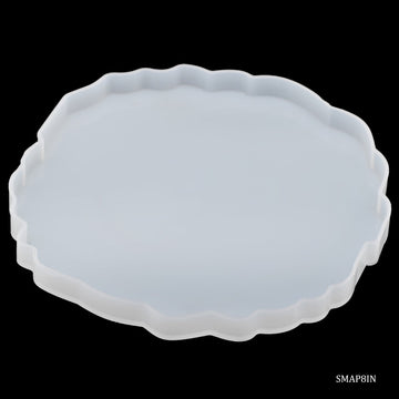Silicone Mould Agate Plate Design 8 Inch